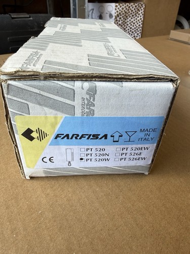 Farfisa interfono pt520w - farfisa,